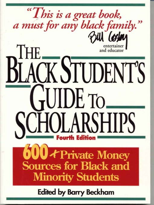 Title details for The Black Student's Guide to Scholarships by Barry Beckham - Available